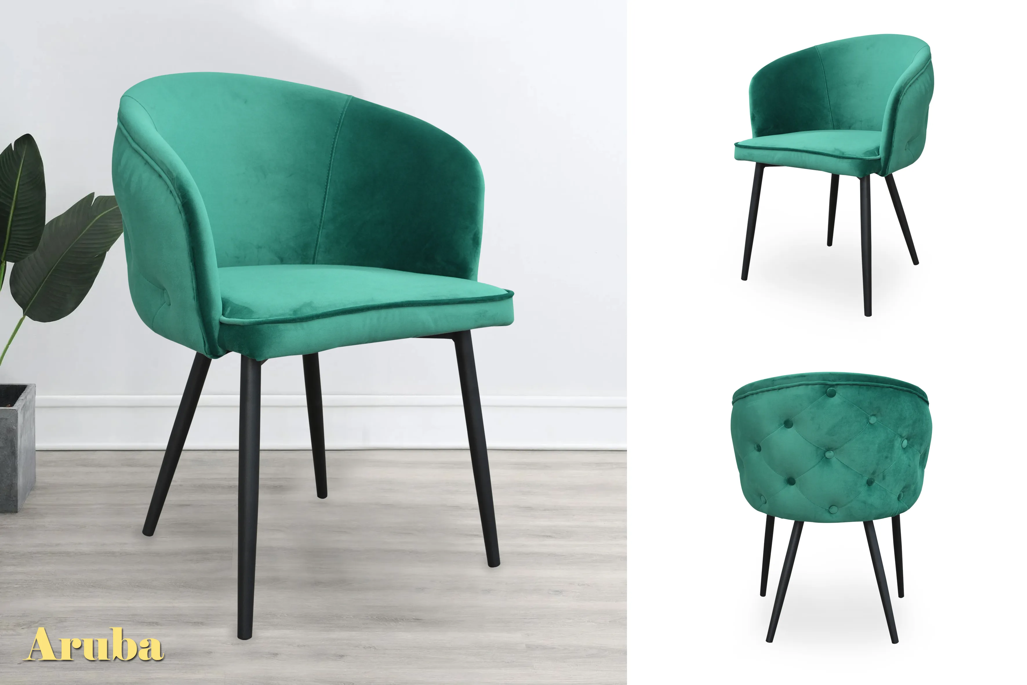 zelena stolica, elegancija, kvalitetna