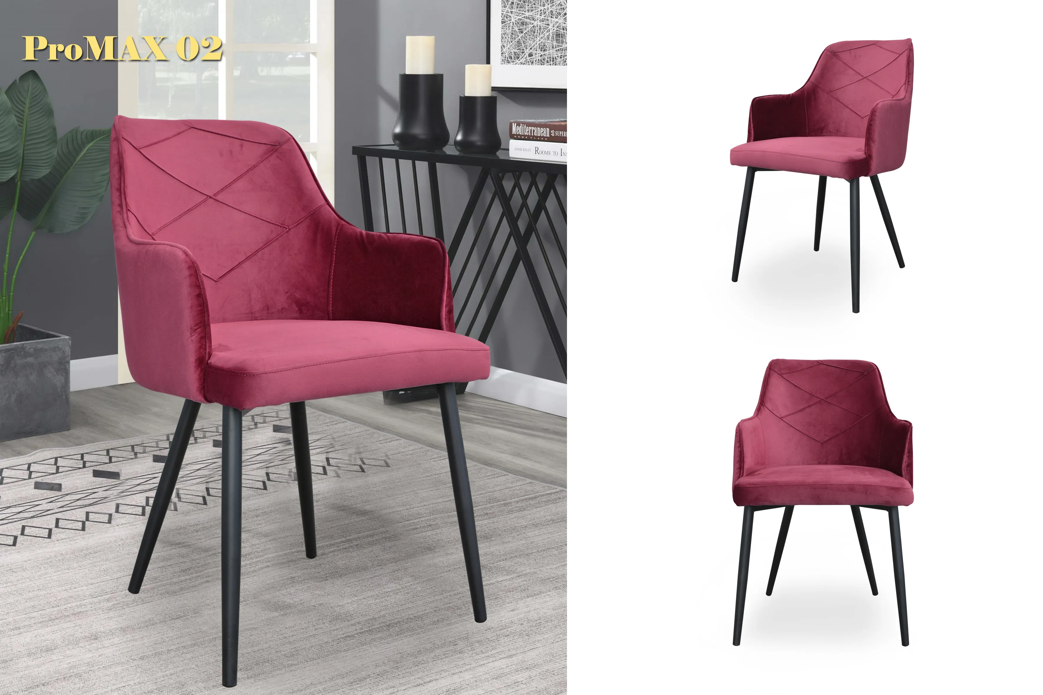 crvena stolica, elegancija, kvalitetna stolica